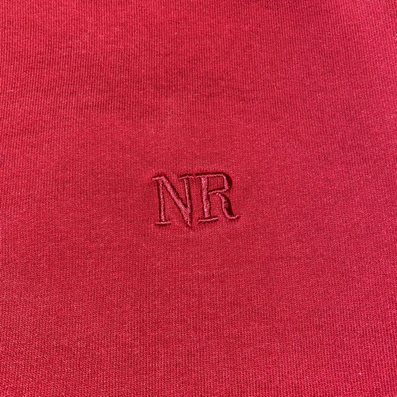Red Oversized Vintage 90s Crewneck Sweatshirt - Picture 3 of 4